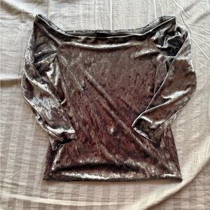 Rue21 Shimmering Velvet Off-Shoulder Blouse